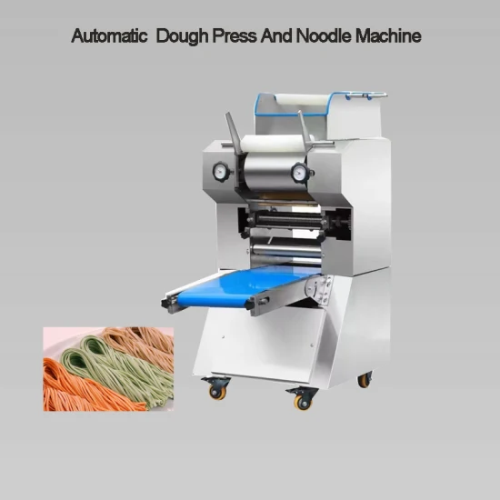 Máquina automática de producción de procesamiento de prensado de fideos, Pasta Ramen seca y fresca, hoja de masa de harina de acero inoxidable
